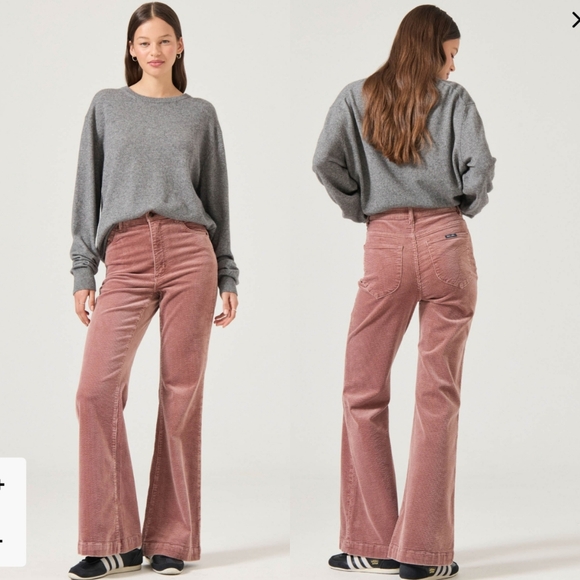 ROLLA'S Denim - ROLLA'S Eastcoast Flare High Rise Pants Women's Pink Color Size 26 Free People